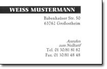 OCB3261 DECADRY MicroLine Business Card 10 Per Sheet 285gsm Bright White (Pack 150) - OCB3261