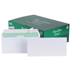 C80116 HAMELIN Wallet Envelope DL Peel and Seal Plain 120gsm White (Pack 500) - C80116
