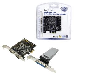 PC0033 LOGILINK PC0033 - PCIe - Parallel - Serial - RS-232 - PC - NetMOS - Windows 2000 Professional - Windows 7 Home Premium - Windows 7 Professional - Windows 7 Ultimate,...