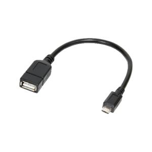 EU Product - USB Kabel A -> micro B Bu/St  0.20m sw  OTG thumbnail