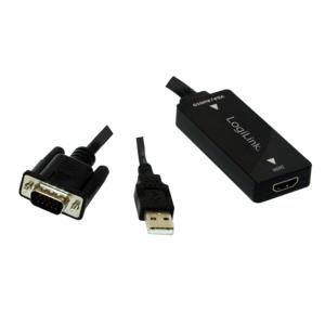 EU Product - Konverter VGA m. Audio zu HDMI konform m.High Spee thumbnail