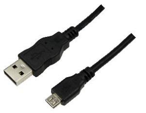 EU Product - USB Kabel A -> micro B St/St  0.60m schwarz thumbnail