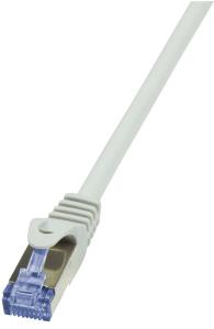 EU Product - Patchkabel CAT6A  S/FTP AWG26 PIMF  0,50m grau thumbnail
