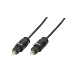 CA1007 LOGILINK Audiokabel 1x Toslink -> 1x Toslink St/St 1.50m bk
