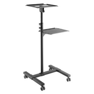EU Product - Projektor/Laptop Wagen, verstellbar, Max.10KG, schw thumbnail