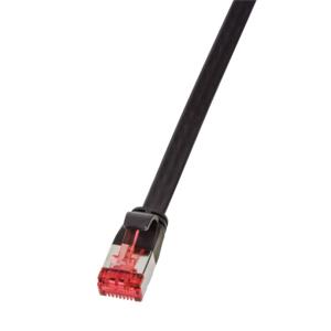EU Product - Flachpatchkabel 2xRJ45 U/FTP Cat6 20.0m schwarz thumbnail