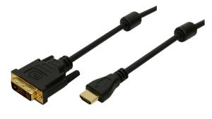 EU Product - HDMI-DVI-Kabel HDMI -> DVI-D ST/ST 2,00 m bk thumbnail