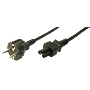 EU Product - Power Cord, CEE7/7 - C5, black, 1.80m thumbnail