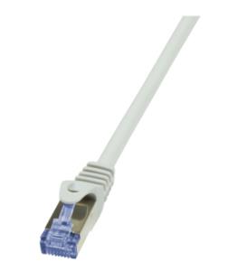 EU Product - Patchkabel CAT6A  S/FTP AWG26 PIMF 15,00m grau thumbnail