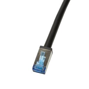 EU Product - Outdoor PE Patchkabel CAT.6A S/FTP, schwarz, 50,0m thumbnail