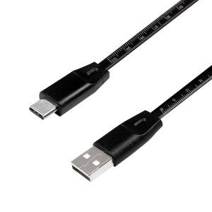 EU Product - USB 2.0 Kabel zu USB-C Stecker, schwarz, 1,0m thumbnail