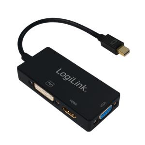 EU Product - 4K Mini DisplayPort 1.2 zu DVI/HDMI/VGA Adapter thumbnail