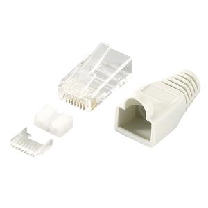 EU Product - Steckverbinder CAT6 RJ45 100er Set, geschirmt,grau thumbnail