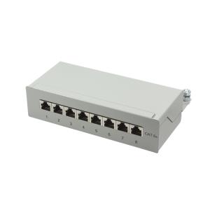 EU Product - Patchpanel Cat.6A Tisch/Wand 8-port, grau thumbnail