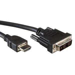 EU Product - VALUE Monitor Cable, DVI (18+1) - HDMI, M/M 10 m