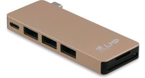 EU Product - USB-C Basic Hub gold thumbnail