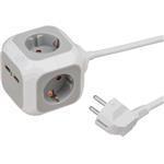 EU Product - Steckdosenw�rfel  4x + 2x USB 1.4m Kabel thumbnail