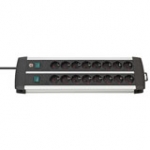 1391000916 BRENNENSTUHL Steckdosenleiste Premium-Duo-Alu-Line 2x8x 3m