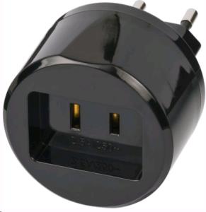 EU Product - Adapter Travel Stecksystem US/Aufsatz DE 2,5A thumbnail