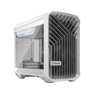 FD-C-TOR1N-03 FRACTAL DESIGN Case Torrent Nano White TG Clear Tint