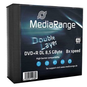 MR465 MEDIARANGE MR465 - DVD+R DL - slimcase - 5 St?ck(e) - 8,5 GB