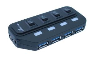 MRCS505 MEDIARANGE USB-HUB 4-Port USB 3.0 extern