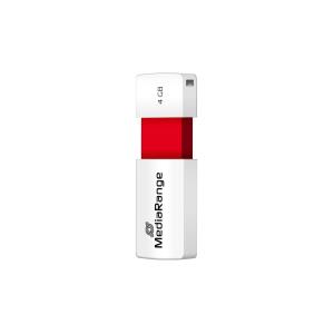 EU Product - USB-Stick  4GB USB 2.0 Slider red thumbnail