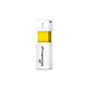 EU Product - USB-Stick 16GB USB 2.0 Slider yellow thumbnail