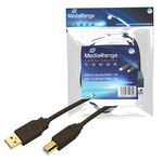 EU Product - USB Anschlusskabel A -> B St/St 1.80m sw Blister thumbnail