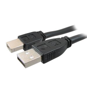 USB2-AB-50PROA COMPREHENSIVE CABLE Comprehensive Pro AV/IT, 50ft USB cable 15.24 m USB 2.0 USB A USB B Black                                                                             