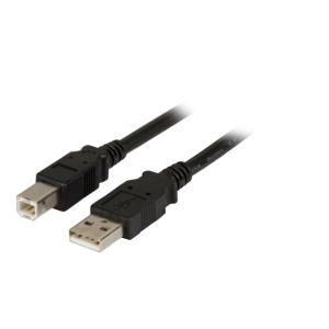EU Product - USB2.0 Anschlusskabel A-B,St.-St.,5m,schwarz,Premium thumbnail