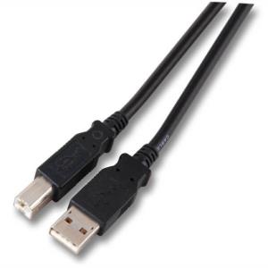 EU Product - USB2.0 Anschlusskabel A-B,St.-St.,1m,schwarz,Classic thumbnail