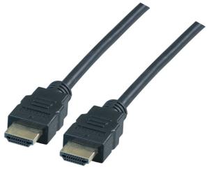 EU Product - HighSpeed HDMI Kabel Eth. A-A St.-St.  5m schwarz 4k30HZ thumbnail