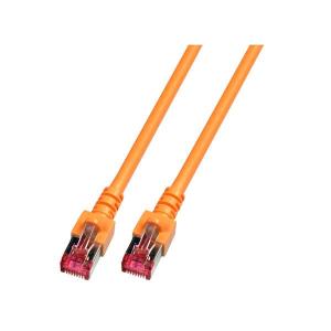 EU Product - RJ45 Patchkabel S/FTP Cat.6 LSZH 10.00m orange thumbnail
