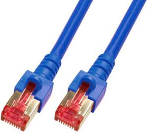 EU Product - RJ45 Patchkabel S/FTP Cat.6 LSZH  0.25m blau thumbnail
