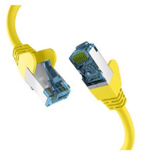 EU Product - RJ45 Patchkabel mit Cat7 Rohkabel  7.50m gelb thumbnail