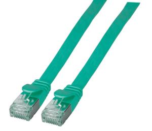 EU Product - RJ45 Flachpatchkabel U/FTP Cat.6A PVC  0.15m gr�n thumbnail