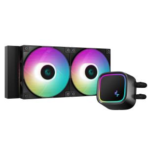 R-LE520-BKAMMN-G-1 DEEPCOOL LE520 240mm AIO Liquid CPU Cooler, 2300 RPM, with Anti-Leak Technology and High Performance ARGB Fans