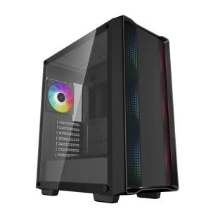 CC560 ARGB V2 Case, Gaming, Black, Mid Tower, 1 x USB 3.0 / 1 x USB 2.0, Tempered Glass Side Window Panel, Abundant Airflow Performance, Addressable RGB LED Fans, ATX, Micro ATX, Mini-ITX thumbnail