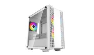 CC360 ARGB WH, White, Mini Tower Chassis w/ Tempered Glass Window, 3x 120mm ARGB Fans, USB 3.0, mATX/mITX thumbnail
