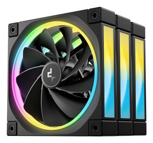 FL12 120mm PWM 3 Pack Reverse Fan - High Performance, Low Noise, Fluid Dynamic Bearing, 36 ARGB LEDs, 500-2150 RPM, 55 CFM Airflow, 4-Pin PWM Control thumbnail