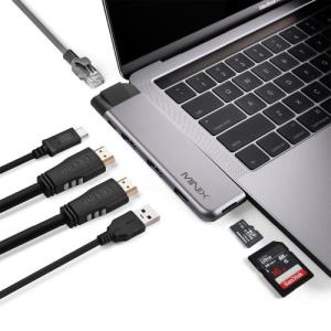 Minix NEO C-DH Kabelgebunden USB 3.2 Gen 1 3.1 1 Type-C Grau - Adapter