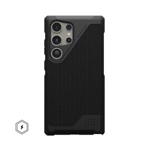 214420113940 URBAN ARMOR GEAR Metropolis LT Pro Series - Back cover for mobile phone - magnetic - DuPont Kevlar, thermoplastic polyurethane (TPU) - kevlar black - for Samsung Galaxy S24 Ultra