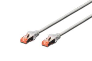 EU Product - Patchkabel Cat6  S/FTP 2xRJ45 10.0m grau Hebelschutz Polybeutel thumbnail