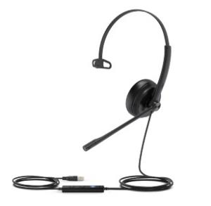 Second Edition UH34 Monaural USB Headset, with leatherette ear cushion and optional 3.5mm connection thumbnail