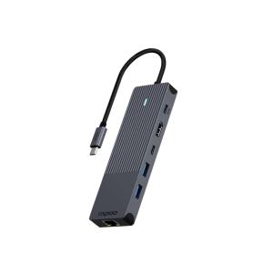 Rapoo UCM-2002 interface cards/adapter HDMI, RJ-45, USB 3.2 Gen 1 (3.1 Gen 1), USB Type-C