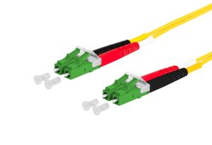 METZ CONNECT 151P1JAJA10E fibre optic cable 1 m LCD LC/APC OS2 Yellow
