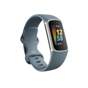 FB421SRBU FITBIT Charge 5Platinum/Mineral Blue