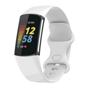 EU Product - Charge 6 Silicone watch strap - White thumbnail