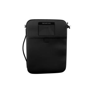 Neoprene Sleeve Vertical 11in with pocket - (Shoulder Strap Optional) (Black) thumbnail